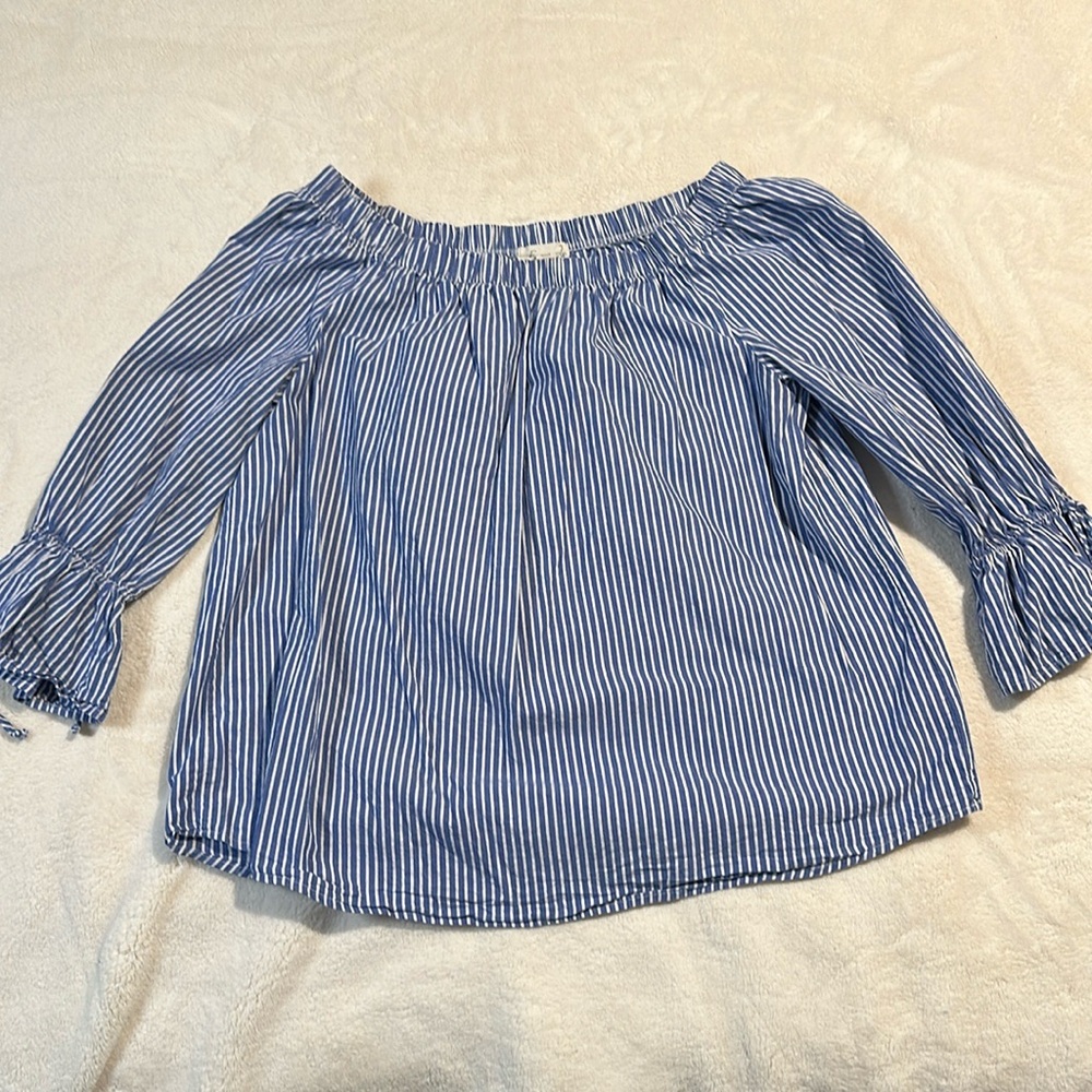 Women’s Off Shoulder Striped Top